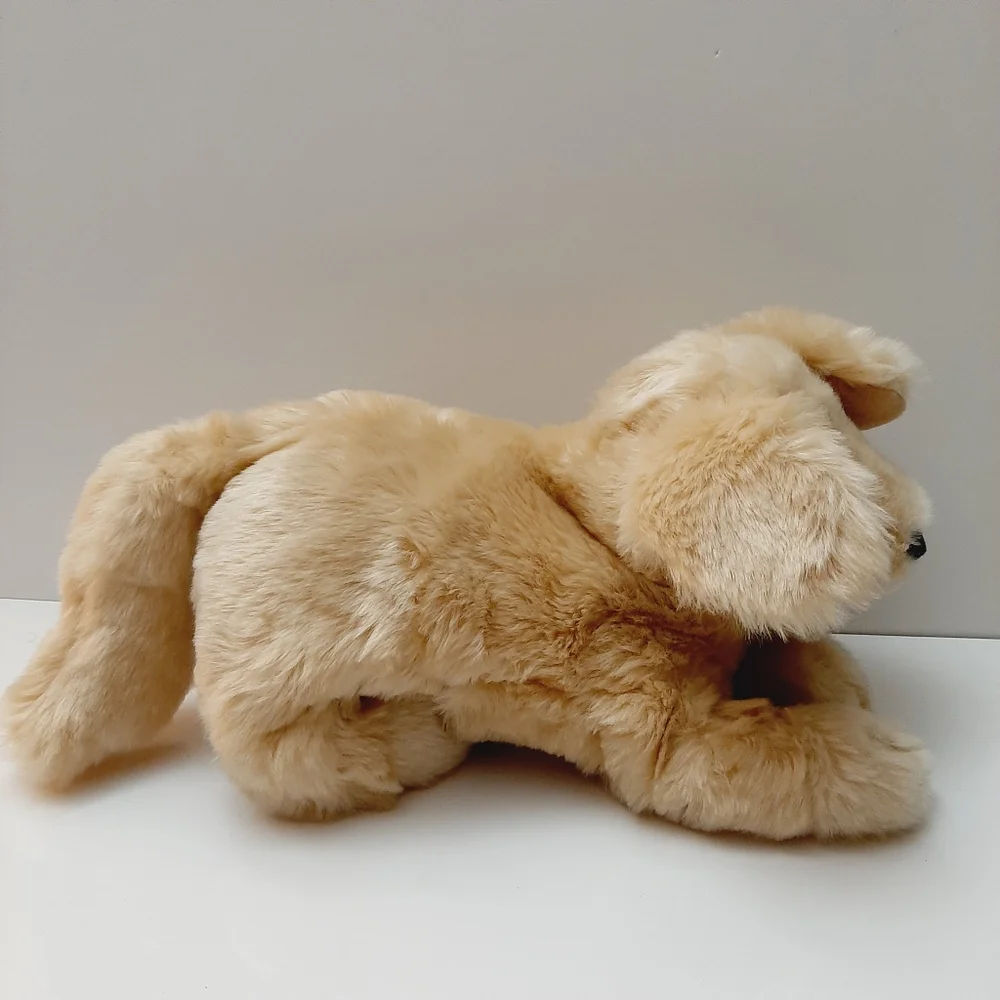 🍒 FOLKMANIS Golden Retriever Puppy Dog Hand Puppet Plush Soft Kids Toy - Picture 4 of 16